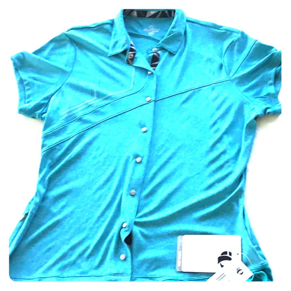 Peacock bike shirt, very cute.